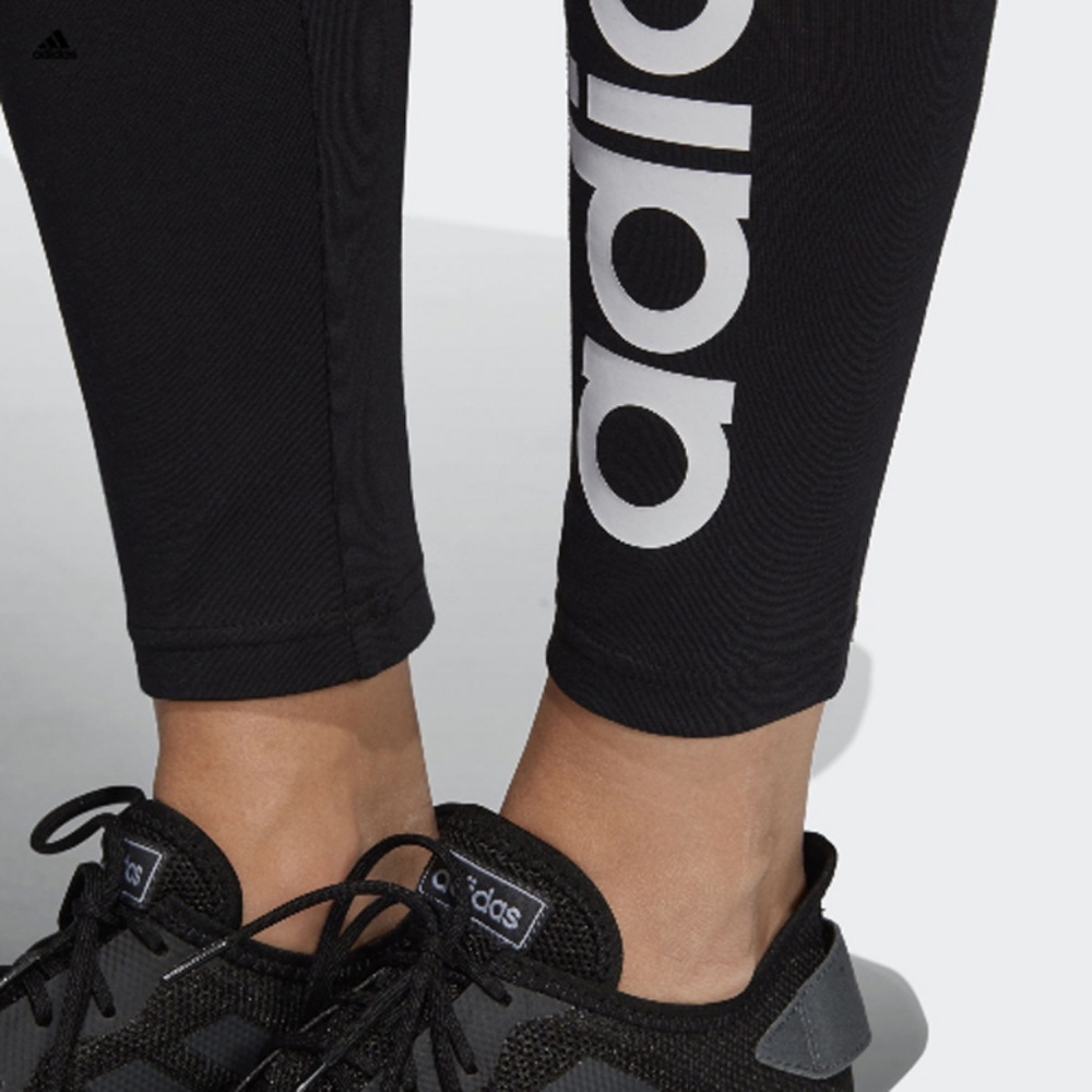 Adidas Women's Essentials Linear Tights - Picture 5 of 7
